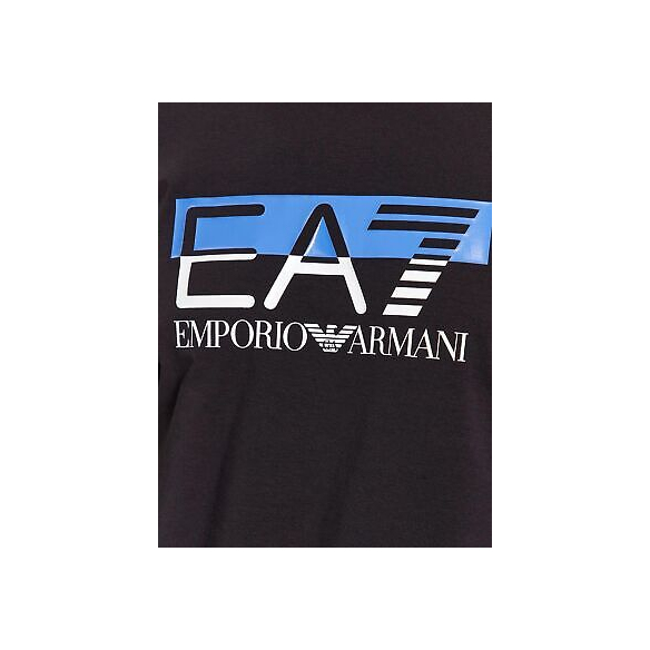 Emporio Armani EA7 Maglia Uomo a Maniche Lunghe Visibility in Jersey di Cotone