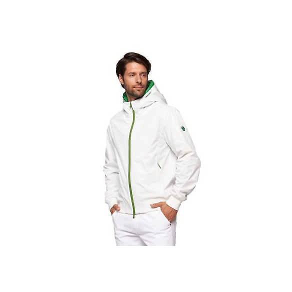 People of Shibuya Giacca Impermeabile Uomo Hikaru PM863 (White/Green)