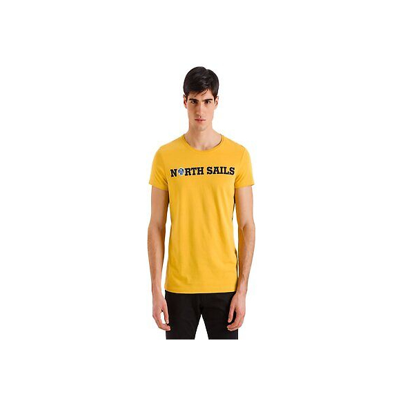 North Sails Maniche Stampato degli Uomini Jersey di Cotone - XL