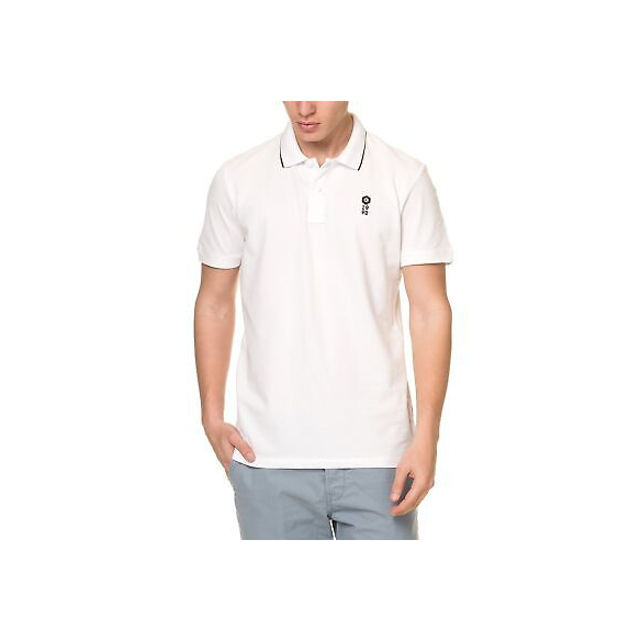 Jack & Jones Jcostone Polo SS Noos, Bianco (White), Large Uomo