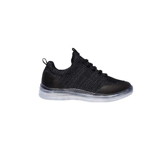 Skechers Scarpe Kids Sneakers Tela Nera 90645L-BLK