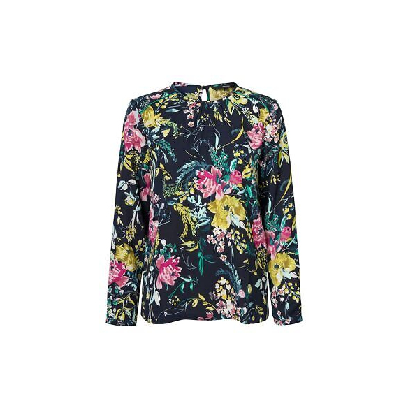 Veromoda Blusa a Manica Lunga con Fantasia Floreale