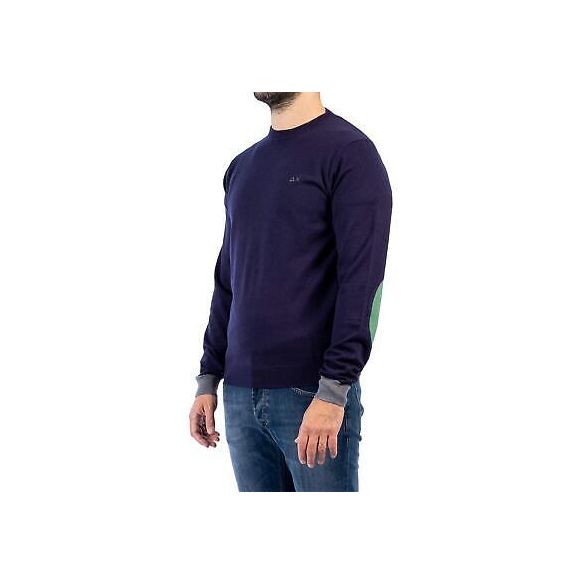 Ax sun68 Pullover Uomo Blu K40137