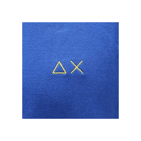 SUN 68 0675AH polo uomo bluette cotton polo man-S