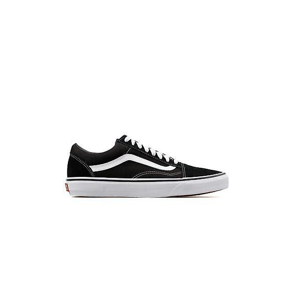 Vans Old Skool (Suede/Canvas), Sneaker Unisex - Adulto, Nero Black White, 36 EU