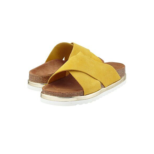 Sandali Lisa Leather (Cream Gold, 39)