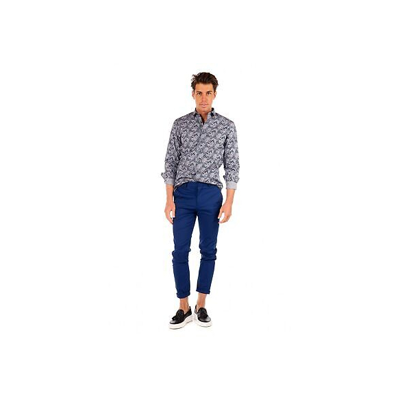 JACK & JONES Camicia Casual JPRBLACKBURN (Chambray Blue, S)