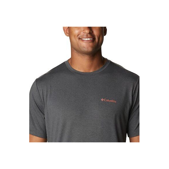 Columbia Tech Trail, T-Shirt con Stampa, Uomo