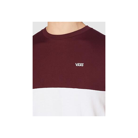 Vans T-Shirt Colorblock, White-Port Royale, XS Uomo