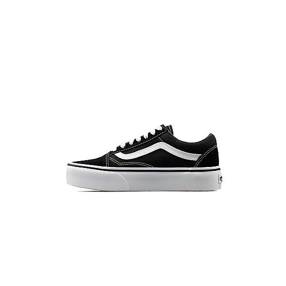 Vans Old Skool Platform, Scarpe Running Donna, Nero Black White Y28, 36 EU