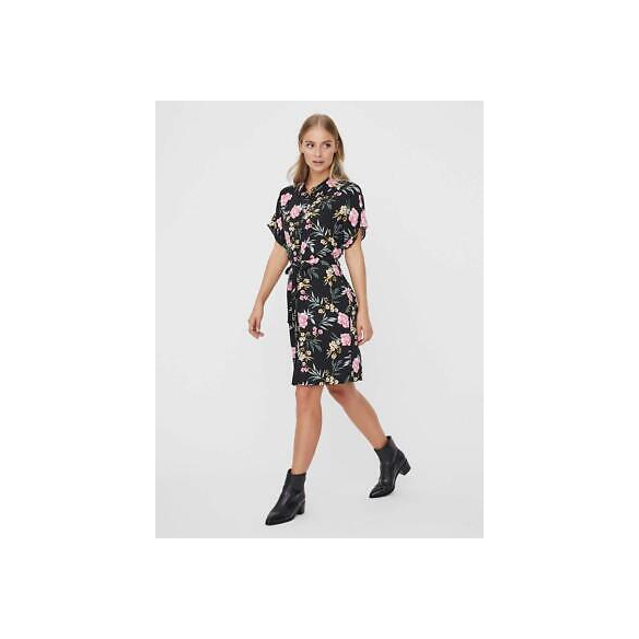Vero Moda Abito da Donna Tessuto Nero 10227837-BLACK