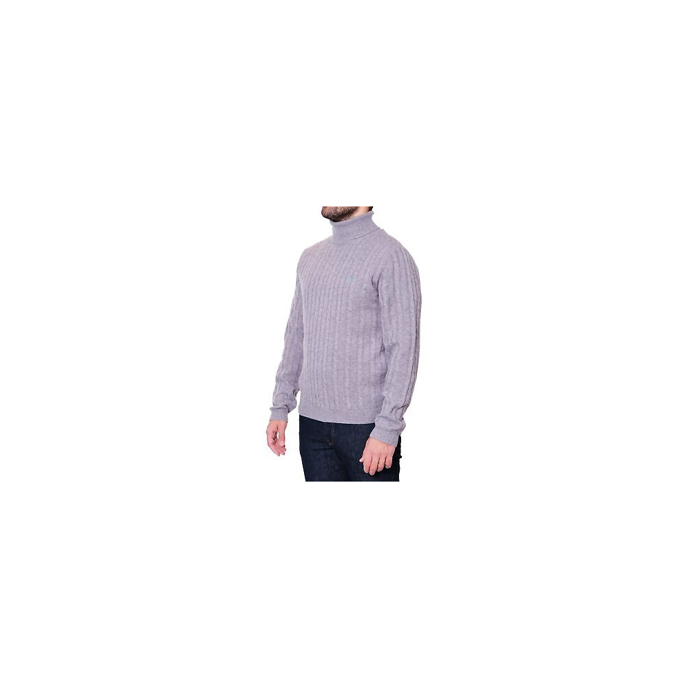 Sun68 Maglia Uomo Uomo Grigio Chiaro