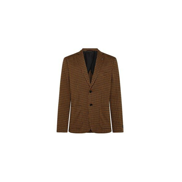 SUN68 Blazer Fancy Jersey Wool (Cammello/Navy Blue)