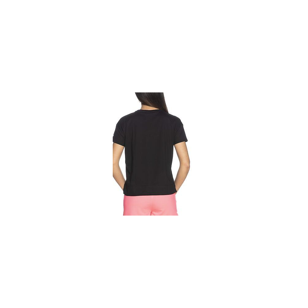SUNS - T-Shirt Nera in Cotone con...