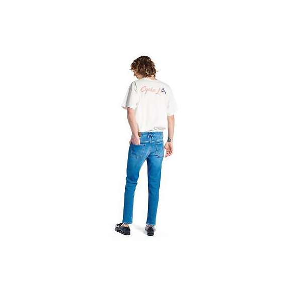 CYCLE Bone Comfort Skinny Broken Natural Vintage (Blue, 31)