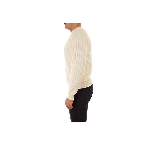 SUN 68 Maglia Uomo Bianco Panna