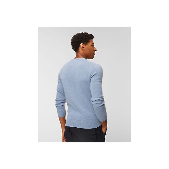 Aeronautica Militare Pullover a trecce in Lana Vergine (Celestino)