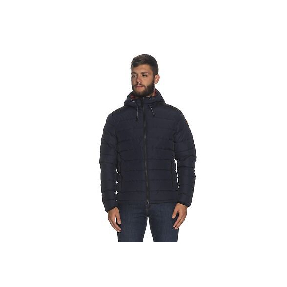 CIESSE PIUMINI STEVENSON - Piumino invernale uomo con cappuccio (Blazer Navy)