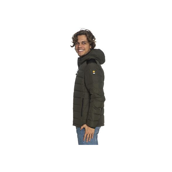 CIESSE PIUMINI STEVENSON - Piumino invernale uomo con cappuccio (Olive Night)