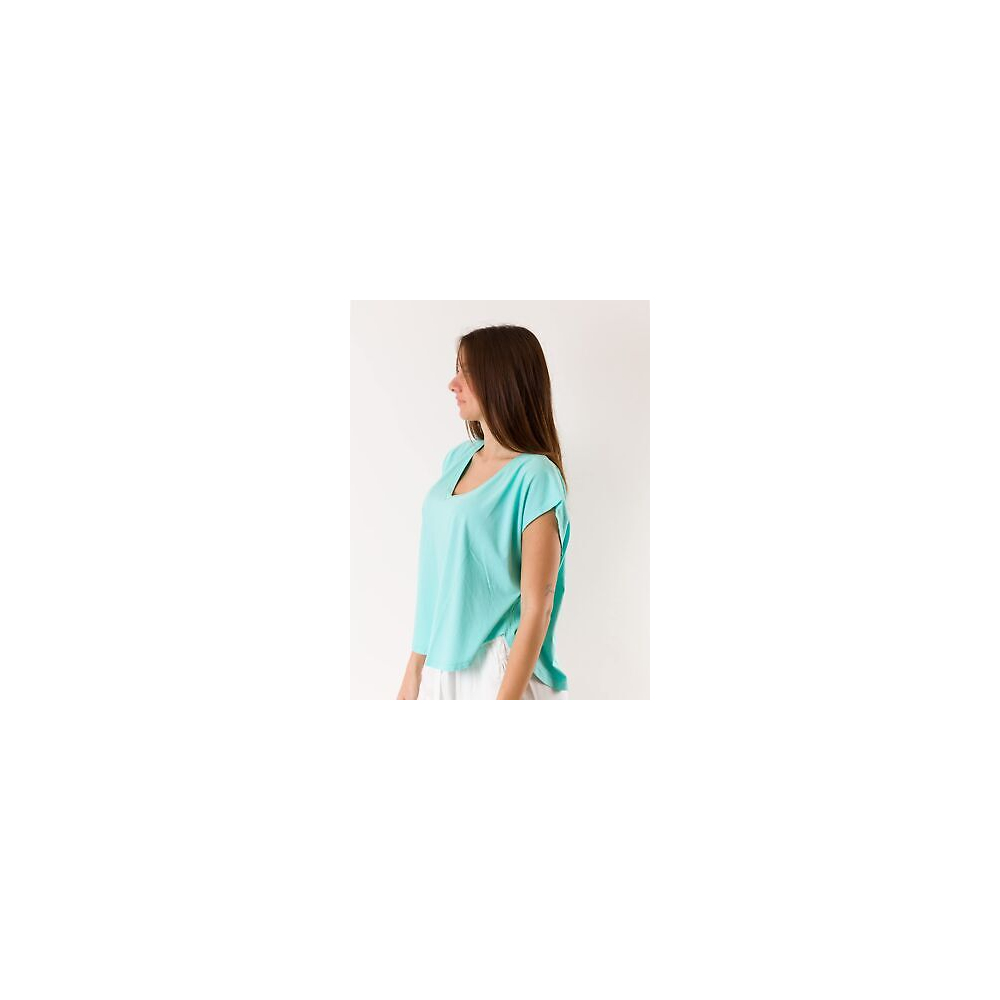 DEHA T-Shirt Donna Loose-Fit (Acqua...