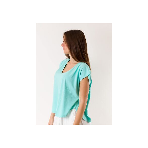 DEHA T-Shirt Donna Loose-Fit (Acqua Green)