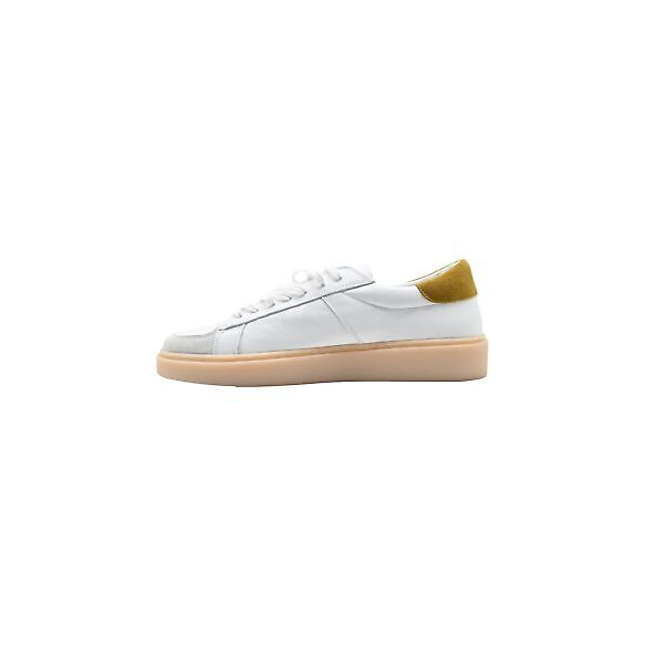 D.A.T.E. Ponente Calf (White-Yellow)