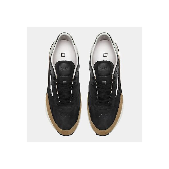 D.A.T.E. Sneakers Uomo Lampo Nylon (Black)