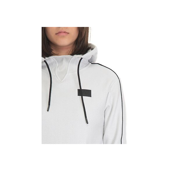 Emporio Armani EA7 Felpa Donna con Cappuccio Logo Series in Cotone (Lunar