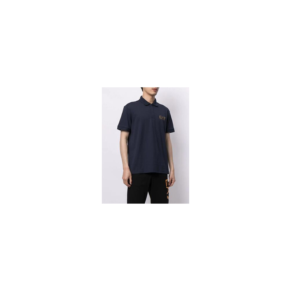 EA7 Polo Uomo Train Gold Label Pima...