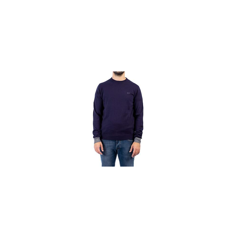 Ax sun68 Pullover Uomo Blu K40137