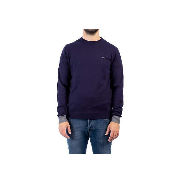 Ax sun68 Pullover Uomo Blu K40137