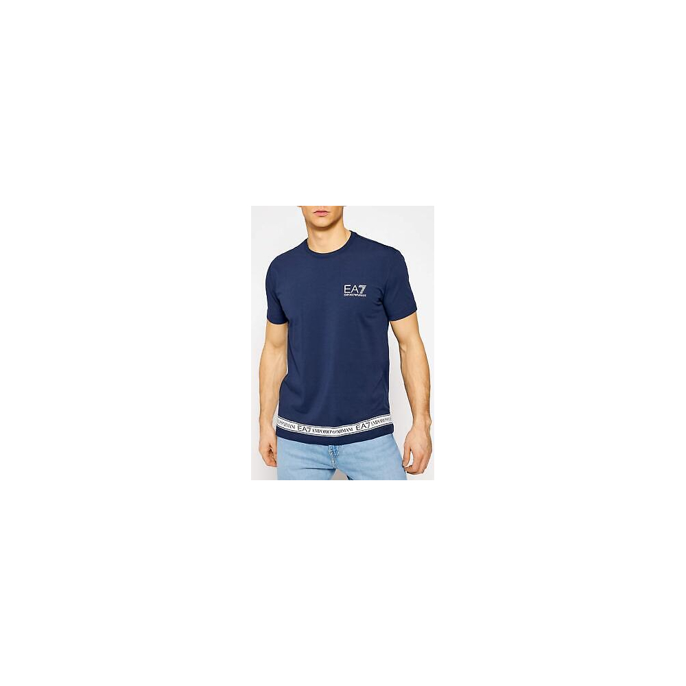 EA7 T-shirt uomo 3KPT05PJ03Z BLU NAVY