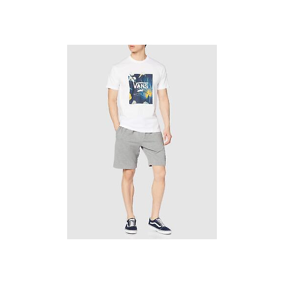 Vans Scatola di Stampa Classica T-Shirt, Califas-Bianco, XS Uomo