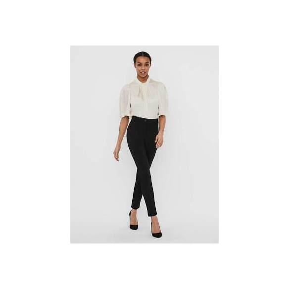 Vero Moda VMAIDY HR Ankle Leggings, Black, M/32 Donna