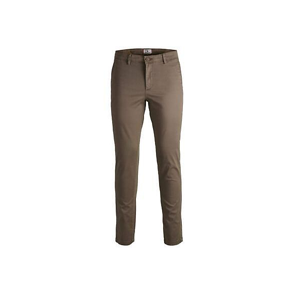 JACK & JONES JJIMARCO Pantalone Chinos Marrone, W29/L32