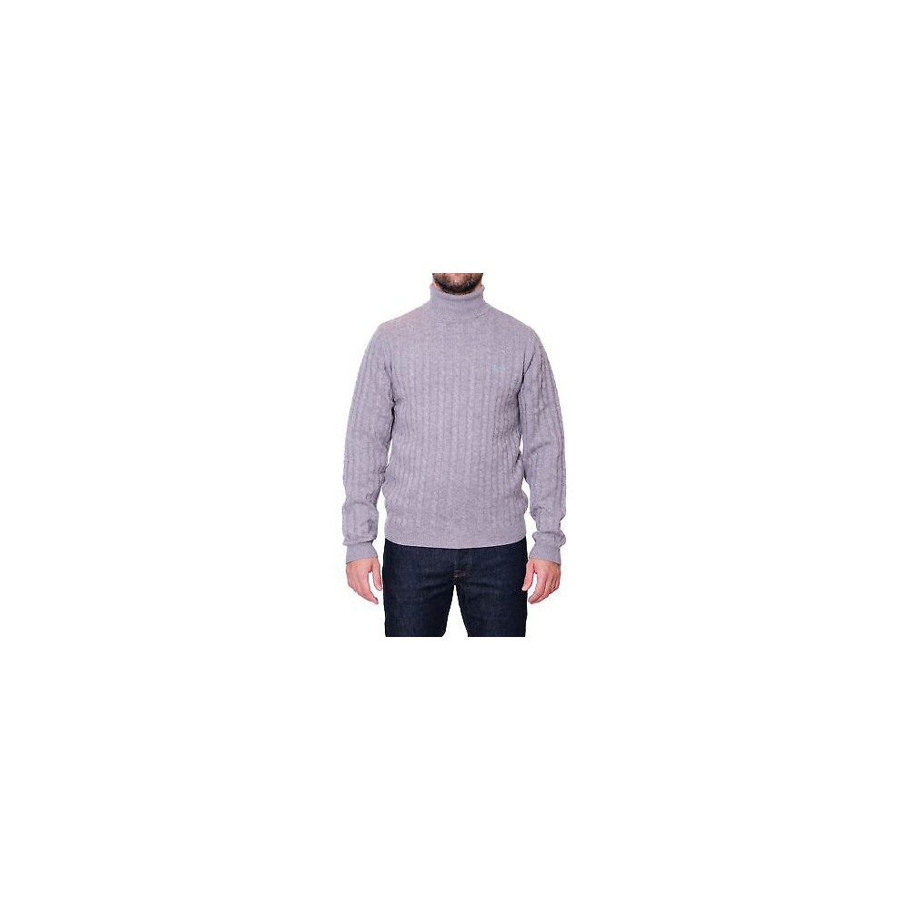 Sun68 Maglia Uomo Uomo Grigio Chiaro
