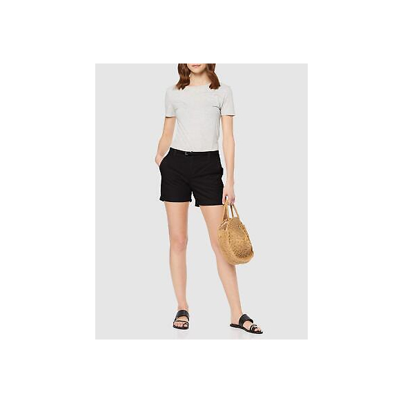 Vero Moda NOS Vmflash Mr Chino Shorts Noos, Pantaloncini Donna, Nero Black), 42