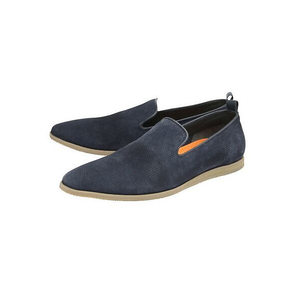 Frank Wright - Sandali con Zeppa Uomo, Blu (Navy), 47