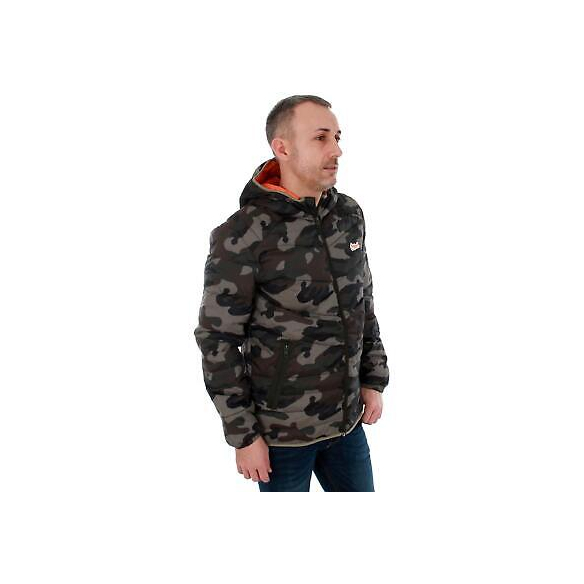JACK & JONES Jorbend, giacca da uomo leggermente trapuntata, Uomo, mimetico, S