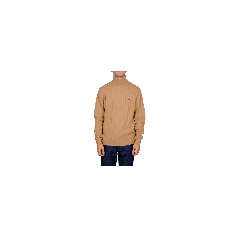 SUN68 Dolcevita Turtle Cable (Beige)