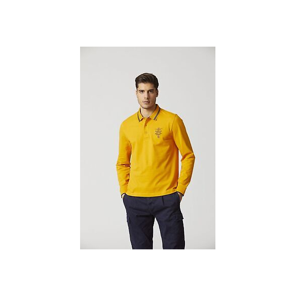 Aeronautica Militare Polo Basica Frecce Tricolori in piqu? (Dark Yellow)