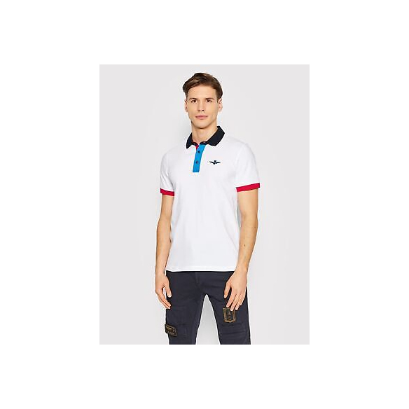 Aeronautica Militare Polo Uomo PO1601 Bianco