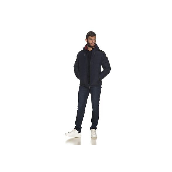 CIESSE PIUMINI STEVENSON - Piumino invernale uomo con cappuccio (Blazer Navy)