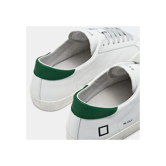 Sneakers Uomo D.A.T.E. Bianco Verde Hill Low Calf