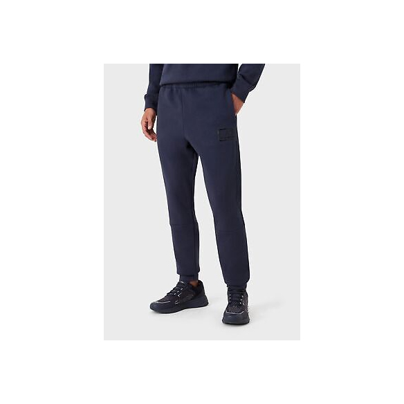 Pantaloni Jogger Core Identity in Misto Cotone (Blu Navy)