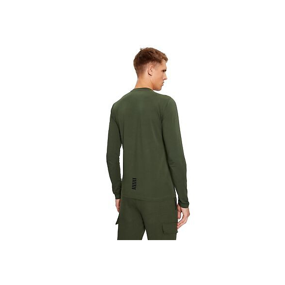 EA7 Maglia Uomo a Manica Lunga Core Identity (Verde)