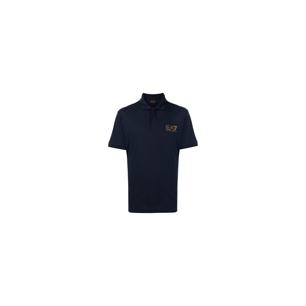 EA7 Polo Uomo Train Gold Label Pima...
