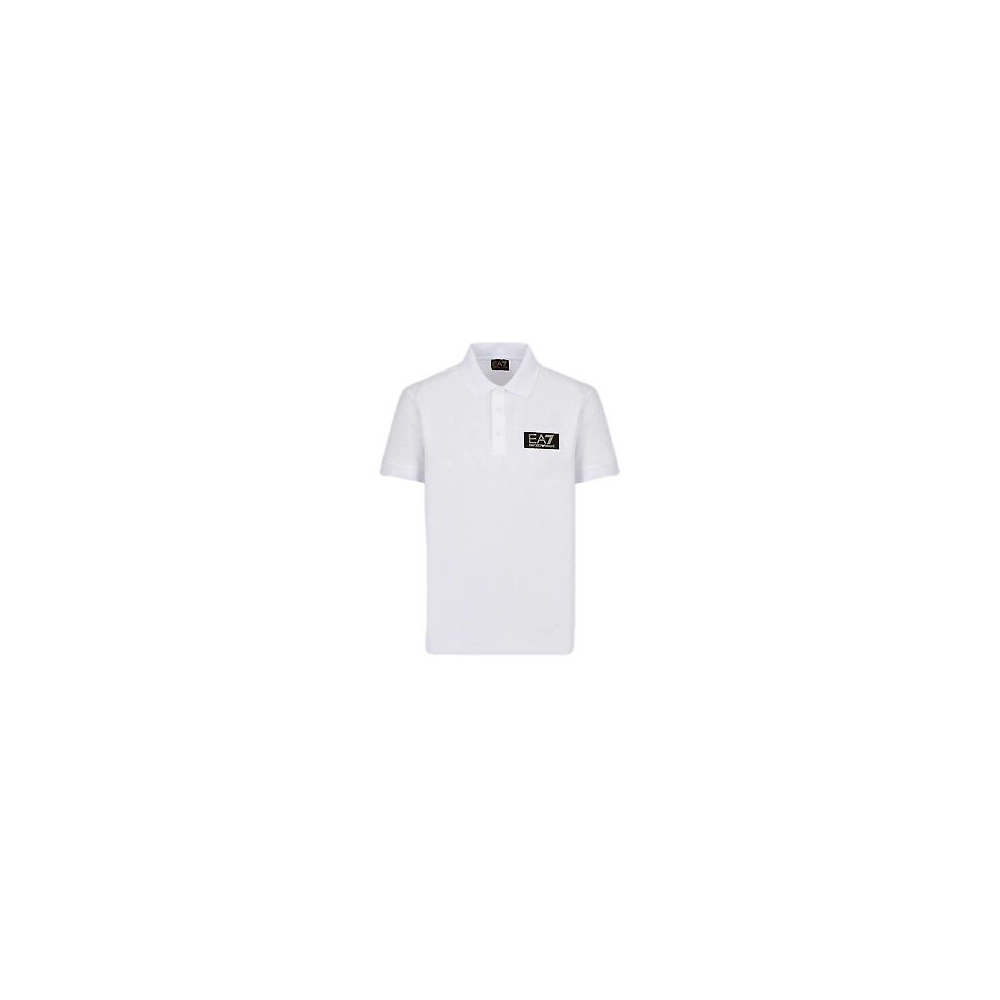 EA7 Polo Gold Label in Cotone Pima...