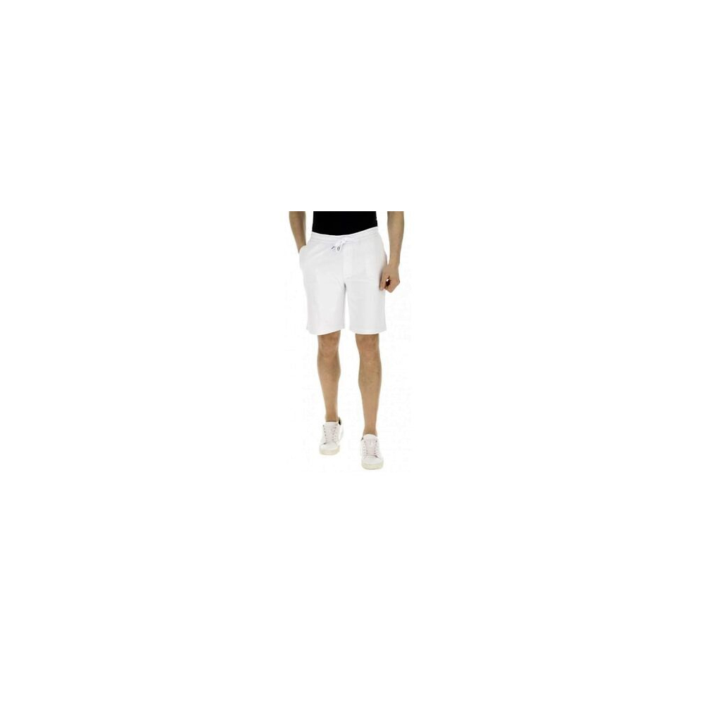 SUN68 Bermuda Uomo Cold Dye (Bianco)