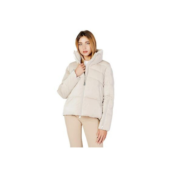 SUNS Giubbino Donna Imbottito Crepe Vet (Beige)